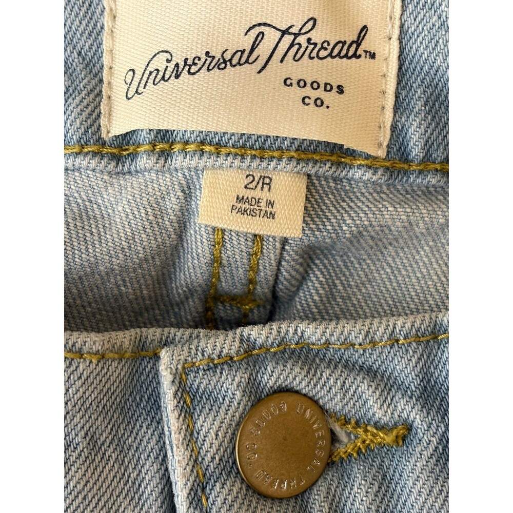 Universal Thread Goods Blue High Rise Flare Jeans Size 2/R - Picture 6 of 9